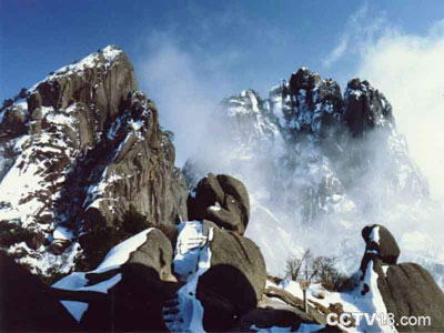 天都峰风景图