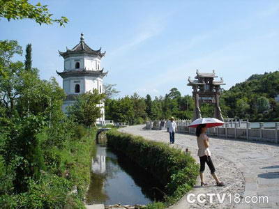 江村风景图