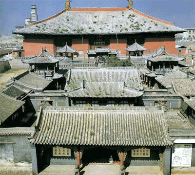 上华严寺风景图