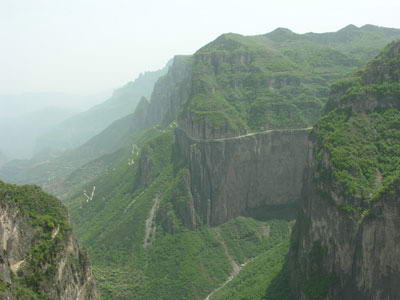 天脊山自然风景区风景图