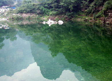 八里沟景区风景图