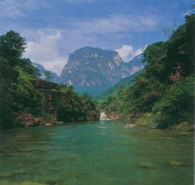 青天河风景名胜区风景图