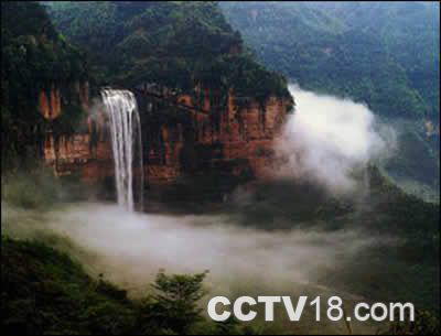 云南堡瀑布
