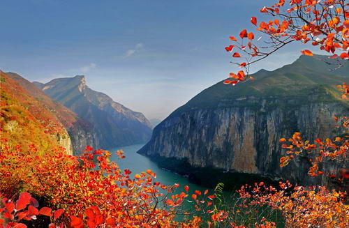 长江三峡景区风景图