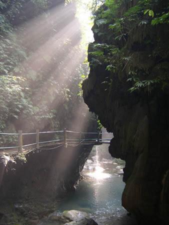 金刀峡风景图