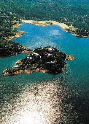 上关湖风景图