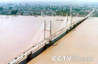 武汉长江大桥风景图
