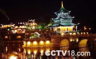 甲秀楼风景图